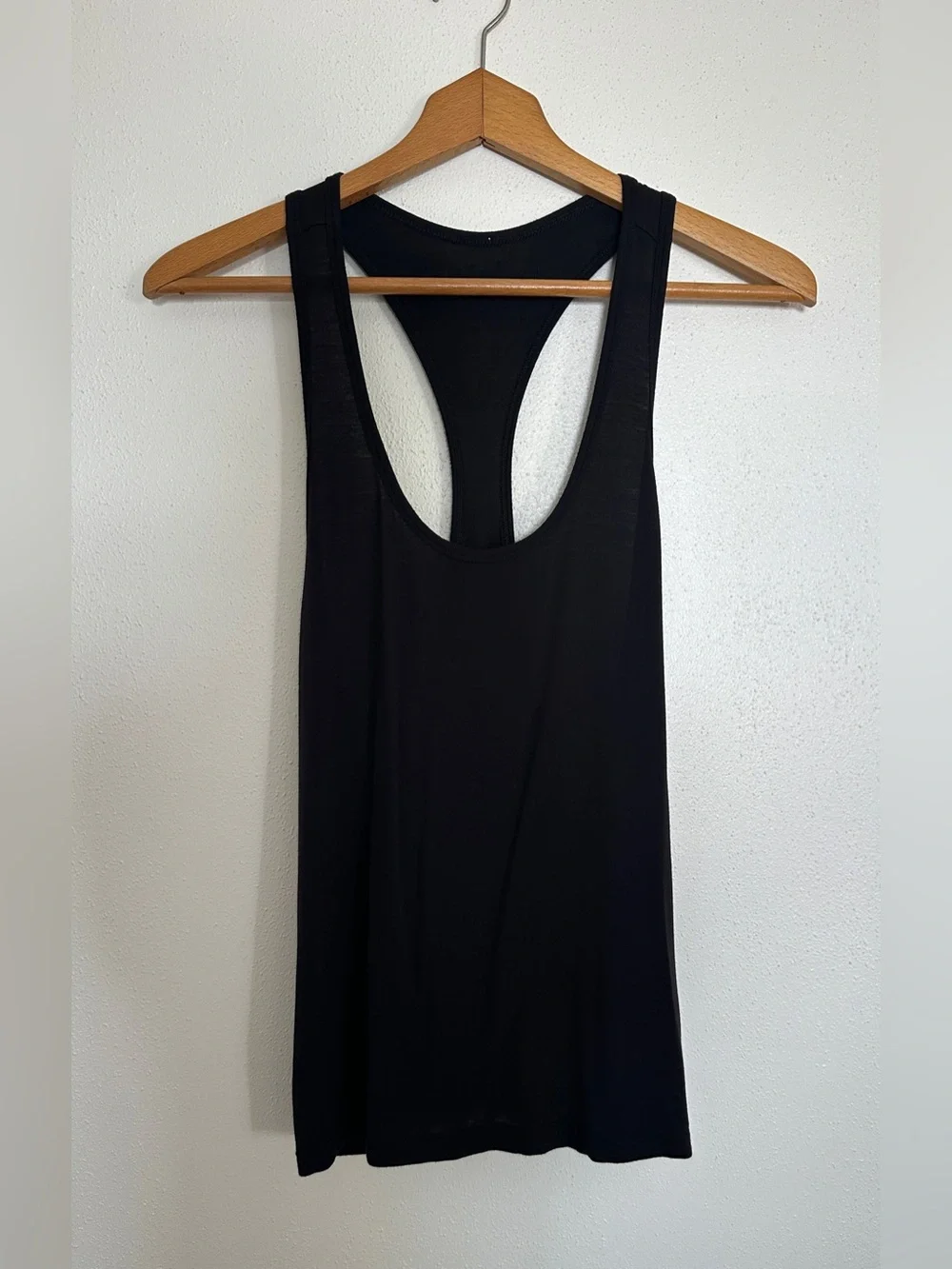 Alo Yoga Black Racerback Tank Top Athleisure Workout Top
